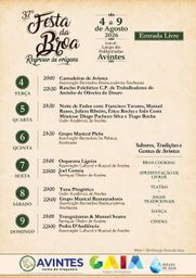 Cartaz Festa da Broa 2026 - Avintes