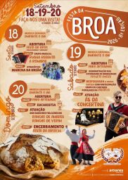 Cartaz Festa da Broa 2026 - Bouro (Santa Maria)