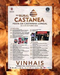 Cartaz Festa da Castanha Longal 2026 - Vinhais