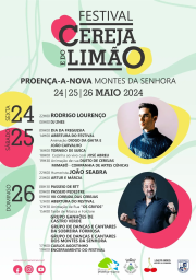 Cartaz Festa da Cereja e do Limão 2024 - Proença-a-Nova