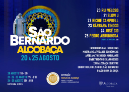 Cartaz Festa da Cidade 2024 - Alcobaça