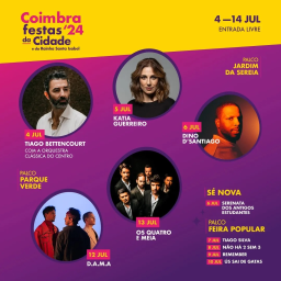 Cartaz Festa da Cidade 2024 - Coimbra