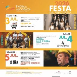 Cartaz Festa da Freguesia 2026 - Évora de Alcobaça