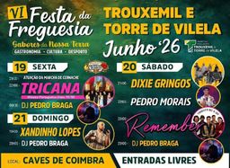 Cartaz Festa da Freguesia 2026 - Trouxemil e Torre de Vilela