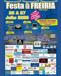 Cartaz Festa da Freiria 2026 - Torres Vedras