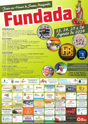Cartaz Festa da Fundada em honra de Santa Margarida 2024 - Fundada