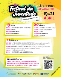 Cartaz Festa da Juventude 2024 - Alvaiázere