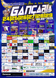 Cartaz Festa da Juventude 2025 - Gançaria