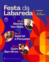 Cartaz Festa da Labareda 2026 - Resende
