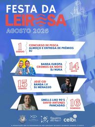 Cartaz Festa da Leirosa 2026 - Leirosa