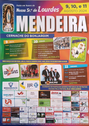 Cartaz Festa da Mendeira 2024 - Cernache do Bonjardim