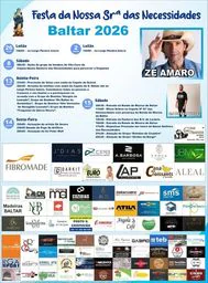 Cartaz Festa da Nossa Srª das Necessidades 2026 - Baltar