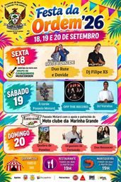 Cartaz Festa da Ordem 2026 - Marinha Grande