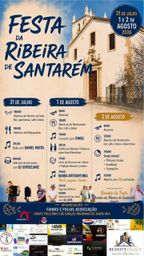 Cartaz Festa da Ribeira de Santarém 2026 - Santarém