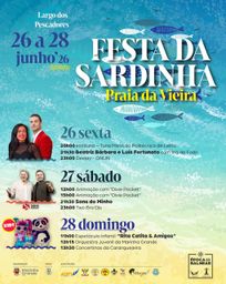 Cartaz Festa da Sardinha 2026 - Praia da Vieira
