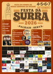Cartaz Festa da Surra 2026 - Sertã