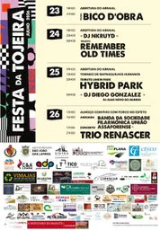 Cartaz Festa da Tojeira 2026 - São João das Lampas