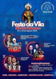 Cartaz Festa da Vila 2024 - Vila Flor