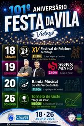 Cartaz Festa da Vila 2026 - Vidago