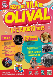 Cartaz Festa da Vila de Olival 2025 - Ourém