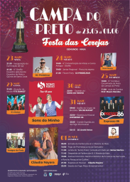Cartaz Festa das Cerejas 2025 - Campa do Preto