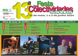 Cartaz Festa das Colectividades 2024 - Sanfins