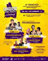 Cartaz Festa das Coletividades 2026 - Sanguedo