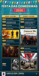 Cartaz Festa das Comedeiras 2026 - Pereira