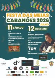 Cartaz Festa das Meias 2026 - Cabanões