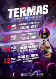 Cartaz Festa das Termas 2024 - São Pedro do Sul