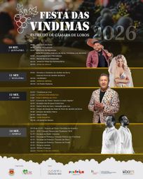 Cartaz Festa das Vindimas 2026 - Estreito de Câmara de Lobos