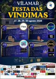 Cartaz Festa das Vindimas 2026 - Vilamar