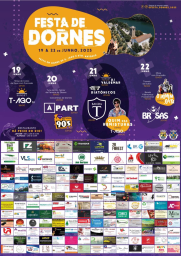 Cartaz Festa de Dornes 2025 - Ferreira do Zezere