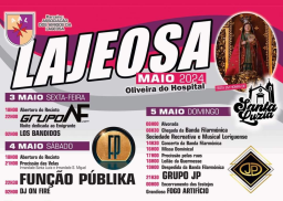 Cartaz Festa de Lajeosa 2024 - Oliveira do Hospital