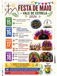 Cartaz Festa de Maio 2026 - Vale de Estrela