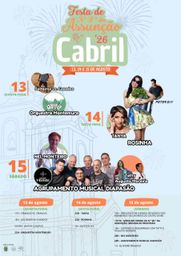 Cartaz Festa de Nª Sª da Assunção 2026 - Cabril