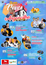 Cartaz Festa de Nossa Senhora das Neves 2024 - Argoncilhe