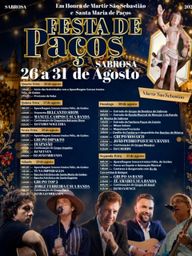 Cartaz Festa de Paços 2026 - Sabrosa
