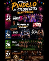 Cartaz Festa de Pindelo de Silgueiros 2026 - Silgueiros