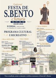Cartaz Festa de S. Bento 2026 - Cerdal