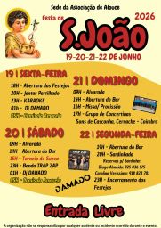 Cartaz Festa de S. João 2026 - Alouce