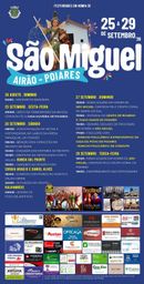 Cartaz Festa de S. Miguel 2026 - Poiares