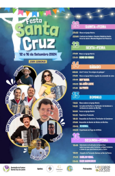 Cartaz Festa de Santa Cruz 2024 - Gondomar
