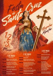 Cartaz Festa de Santa Cruz 2026 - Monção