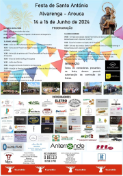 Cartaz Festa de Santo António 2024 - Alvarenga