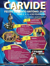 Cartaz Festa de Santo António 2024 - Carvide
