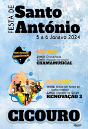 Cartaz Festa de Santo António 2024 - Cicouro