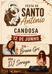 Cartaz Festa de Santo António 2026 - Candosa