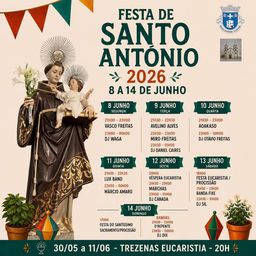 Cartaz Festa de Santo António 2026 - Machico