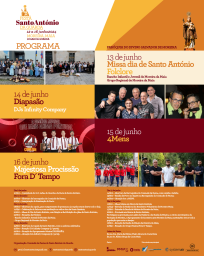 Cartaz Festa de Santo António da Guarda 2024 - Moreira da Maia